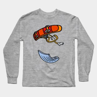 Cute cartoon skateboarding Long Sleeve T-Shirt